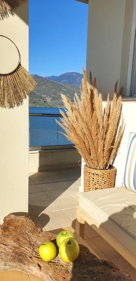 Boho Beach House In Itea-Delphi Exteriér fotografie