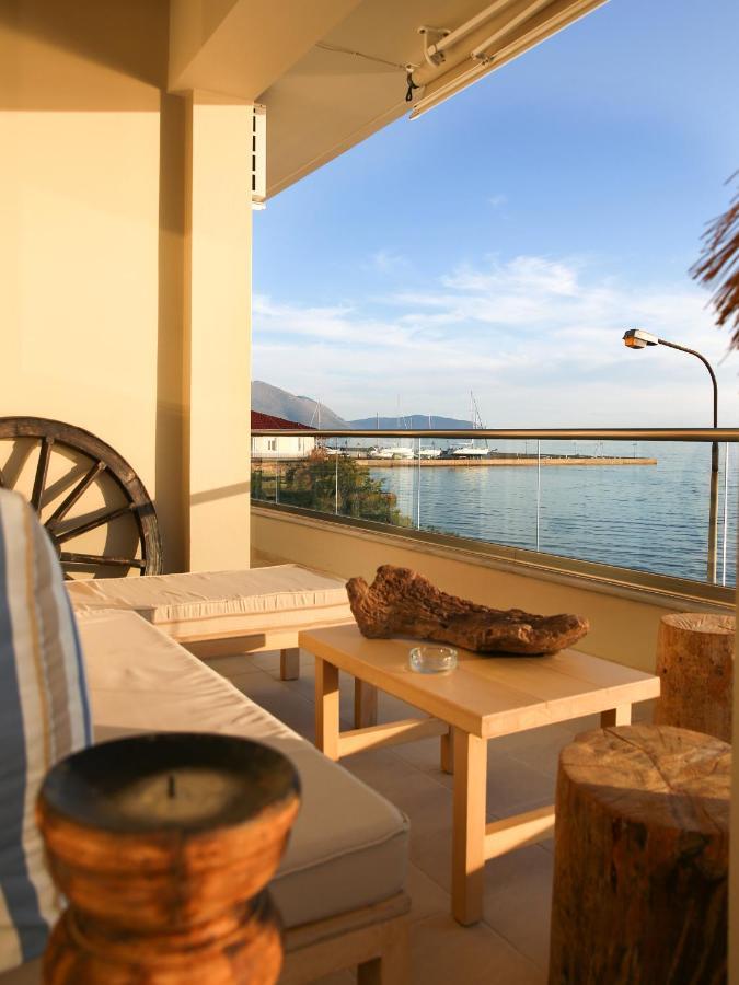 Boho Beach House In Itea-Delphi Exteriér fotografie