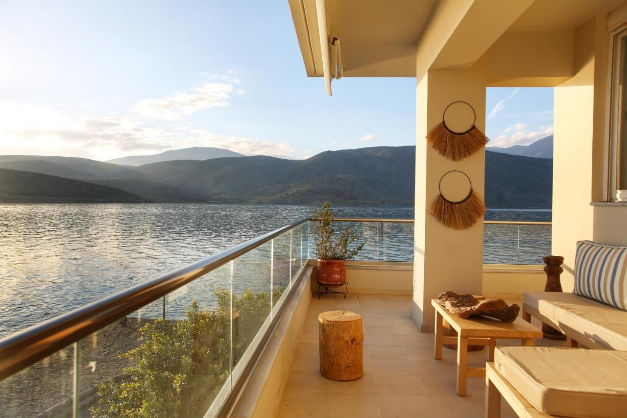 Boho Beach House In Itea-Delphi Exteriér fotografie