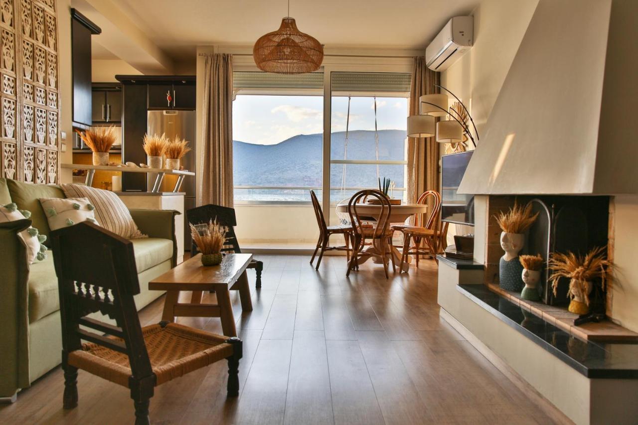 Boho Beach House In Itea-Delphi Exteriér fotografie
